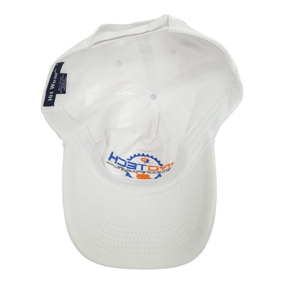 Hit Wear ProTech Services Group Strapback Cap Trucker Hat 30th Anniversary White - Picture 11 of 12